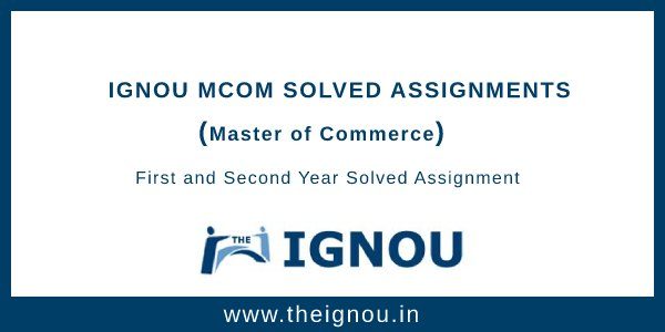 ignou assignment answer key